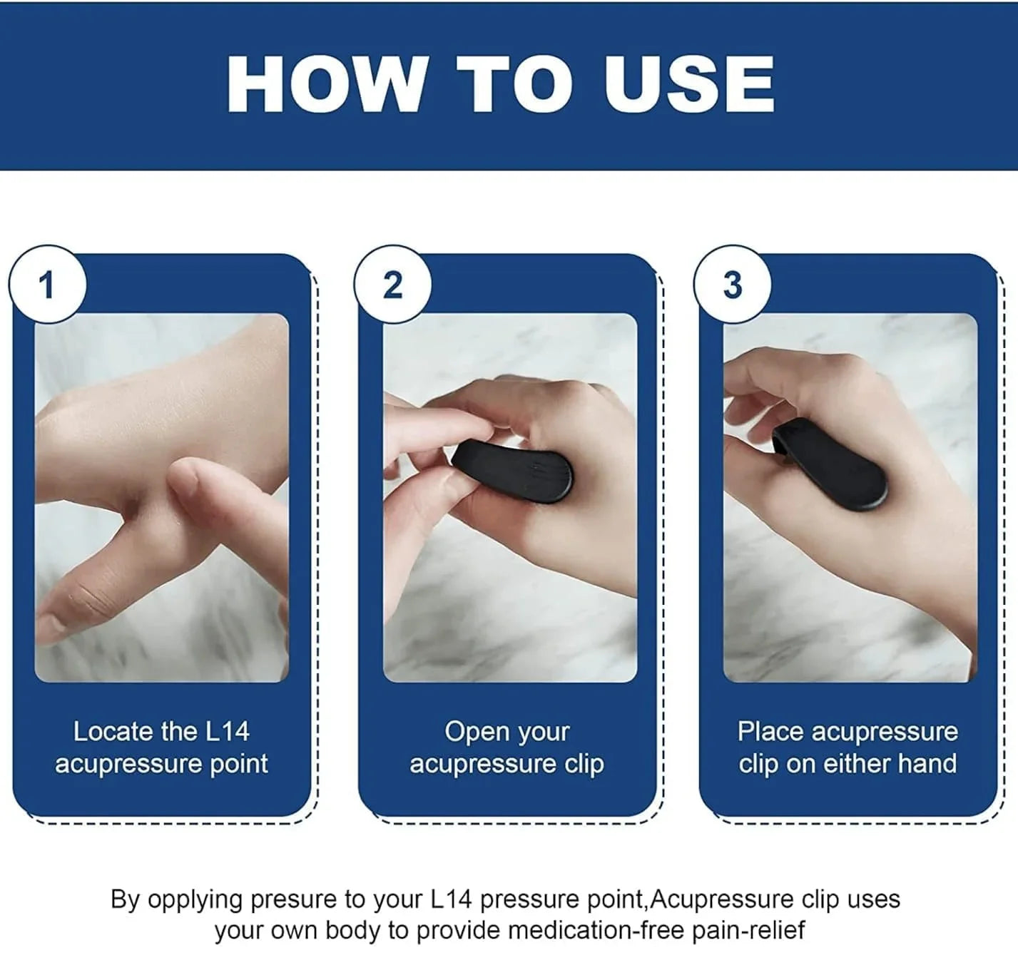 Sugar Control LI4 Acupressure Clip 100% ORIGNAL