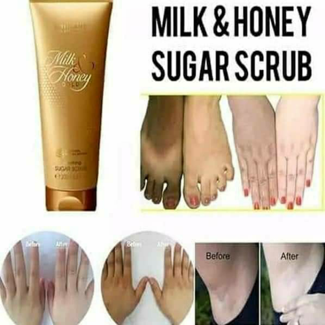 Oriflame Milk and Honey Gold Smoothing Sugar Scrub 200 ML