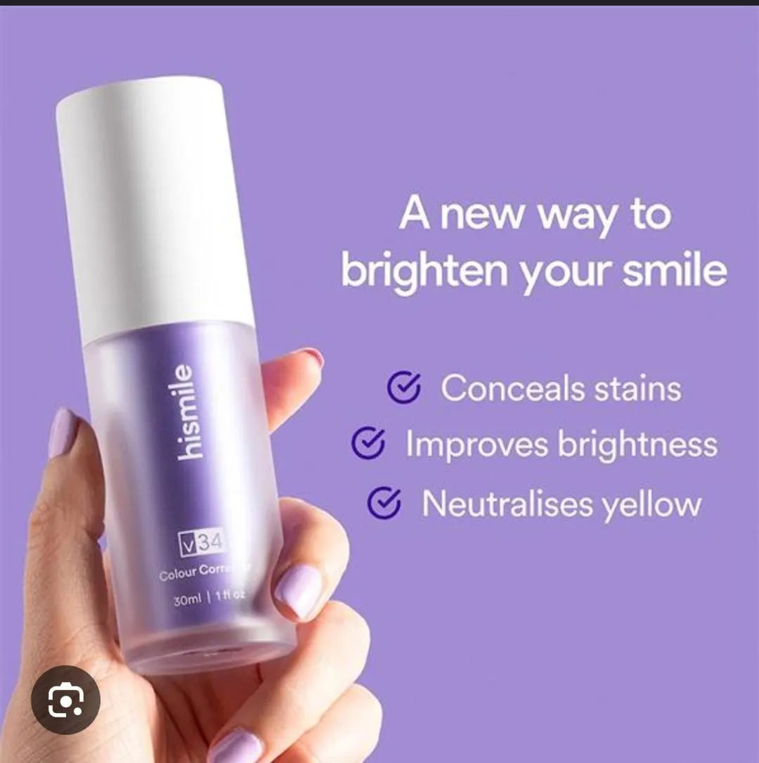 HiSmile V34™ – No More Yellow Stains, Just Bright Smiles