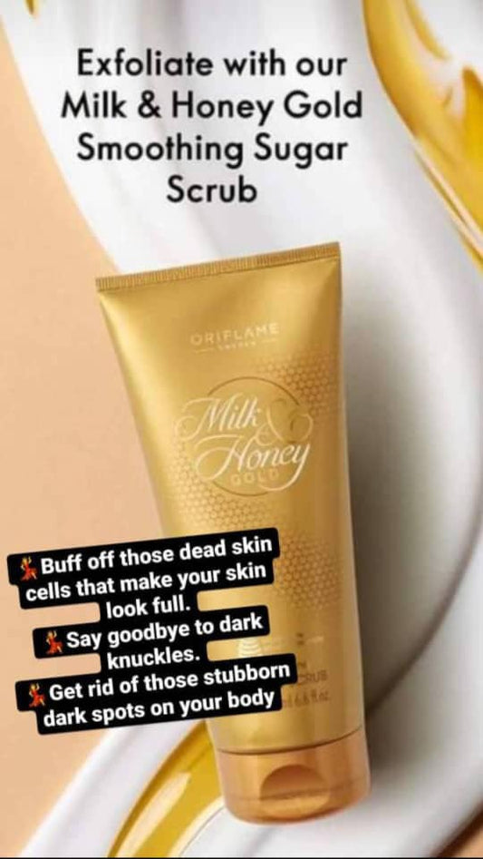 Oriflame Milk and Honey Gold Smoothing Sugar Scrub 200 ML