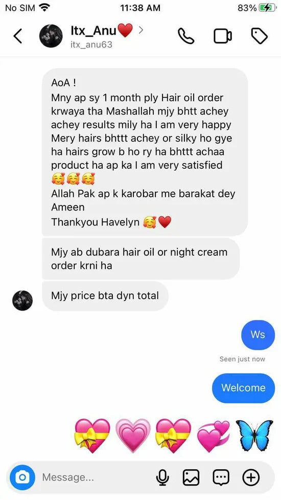 Original Havelyn Hair Food Oil of Pakistan ★4.8/5|10000+ Verified Ratings